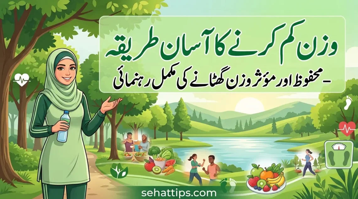 Wazan Kam Karne Ka Asan Tariqa – Qudrati, Mehfooz aur Moassar Weight Loss Guide