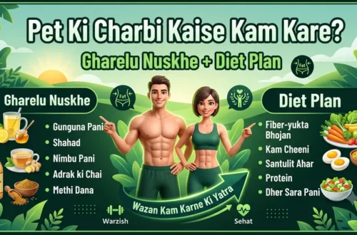 Belly Fat Kaise Kam Kare Gharelu Nuskhe + Diet Plan