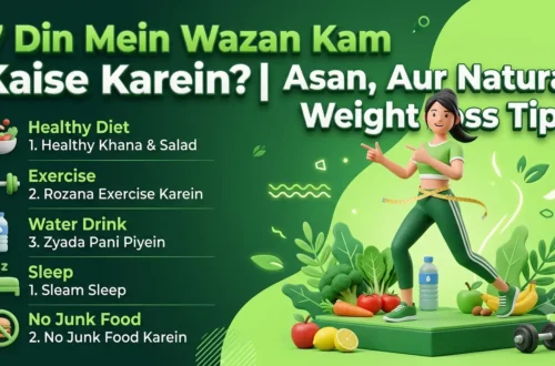 ✨ 7 Din Mein Wazan Kam Kaise Karein Asan, Healthy Aur Natural Weight Loss Tips