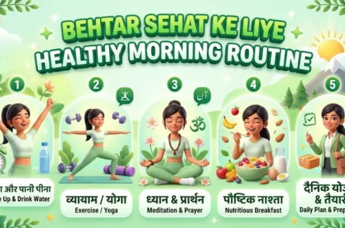 Behtar Sehat Ke Liye Healthy Morning Routine